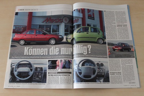 Auto bild 2001 daewoo - 11/2001, matiz