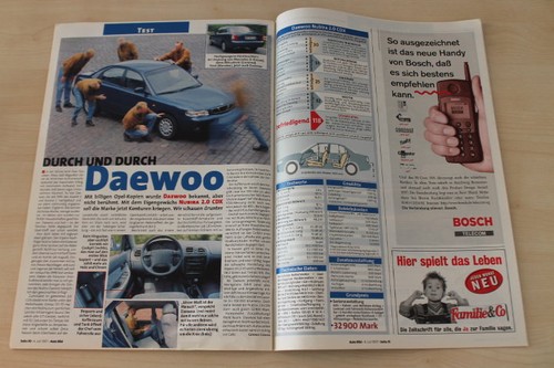 Auto bild 1997 daewoo - bild, 27/1997