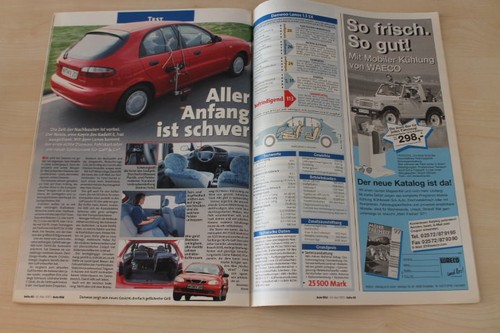 Auto bild 1997 daewoo - auto, 22/1997